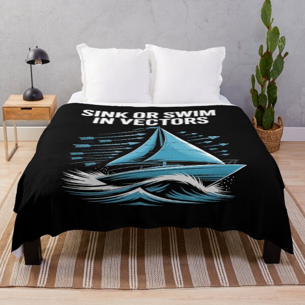 Item preview, Sink or Swim in Vectors STEM Sailboat Graphic designed and sold by TechnicalSara.