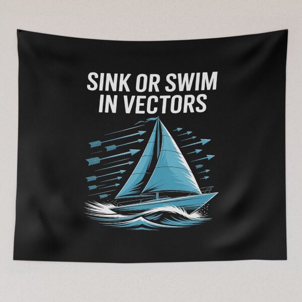Item preview, Sink or Swim in Vectors STEM Sailboat Graphic designed and sold by TechnicalSara.