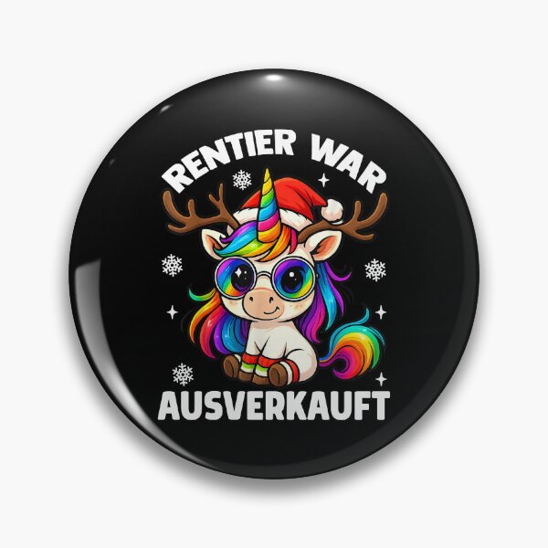 Item preview, Einhorn Rentier War Ausverkauft Lustige Weihnachten designed and sold by AnitaBice.