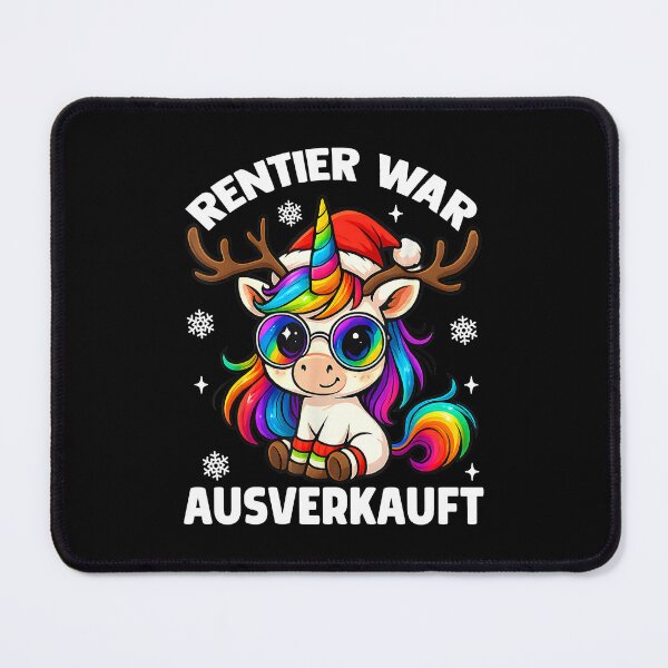 Item preview, Einhorn Rentier War Ausverkauft Lustige Weihnachten designed and sold by AnitaBice.