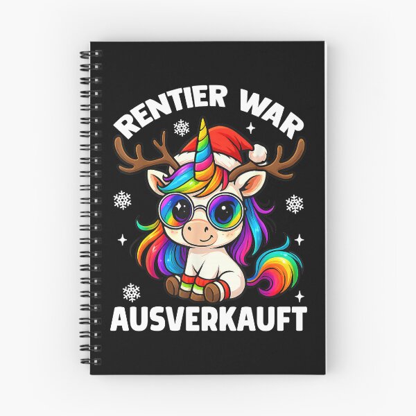 Item preview, Einhorn Rentier War Ausverkauft Lustige Weihnachten designed and sold by AnitaBice.