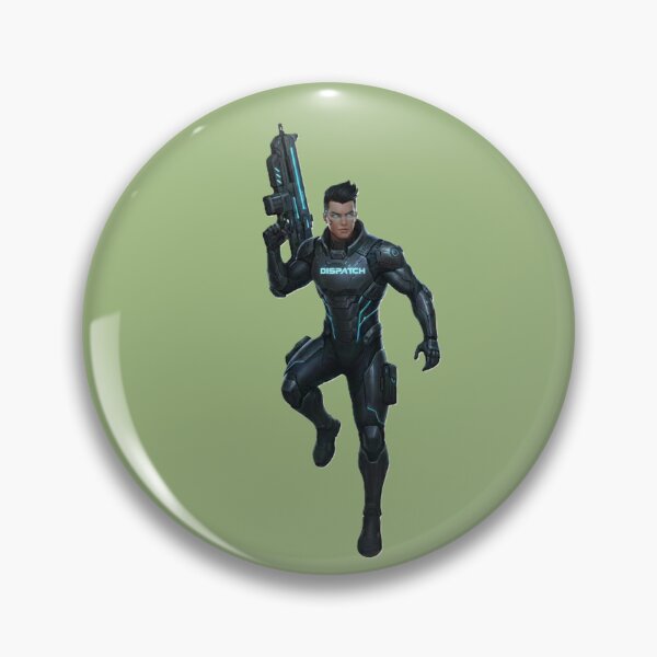 Item preview, Dispatch – Futuristic Action Hero with Energy Weapon designed and sold by DroolWorthyUS.