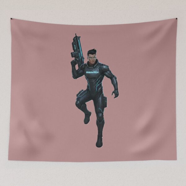 Item preview, Dispatch – Futuristic Action Hero with Energy Weapon designed and sold by DroolWorthyUS.