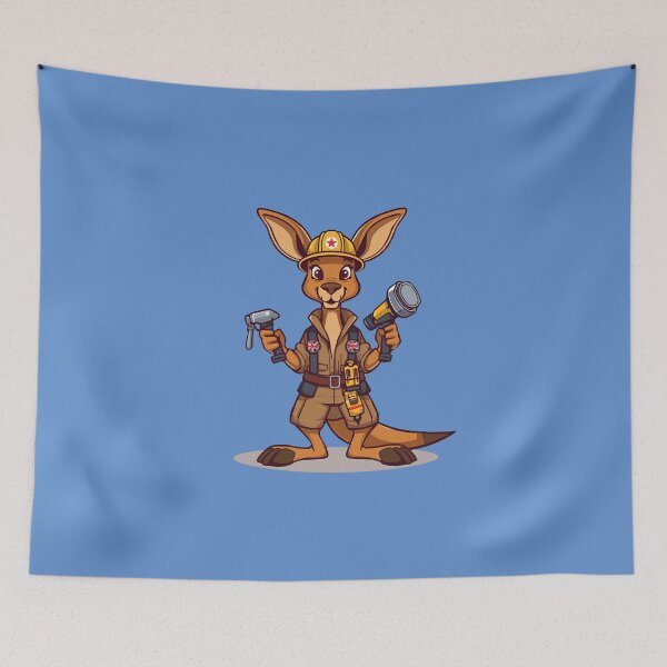 Item preview, Mining Kangaroo designed and sold by sydney-syder.