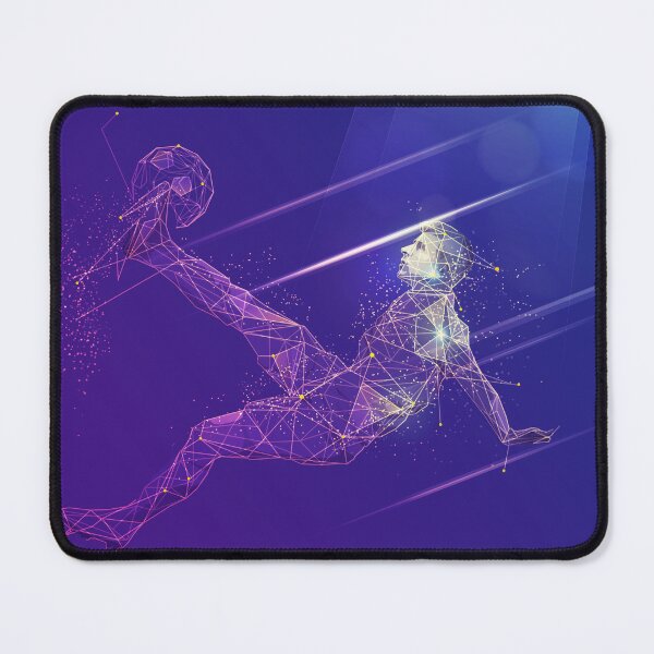 Item preview, world cup 2026 sport science technology, polygonal football player with futuristic element  designed and sold by NiamLab.