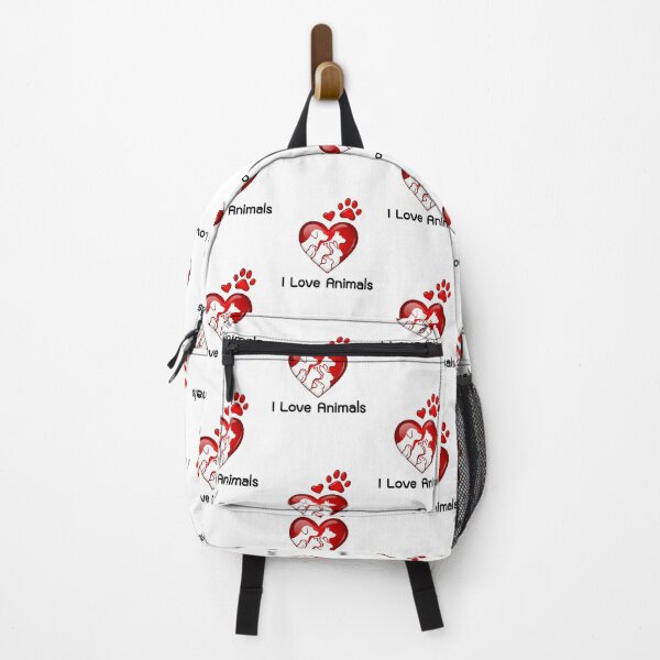 Item preview, I Love Animals Heart Paw Print Pet Lover Rescue Supporter Design designed and sold by anandsiva2703.