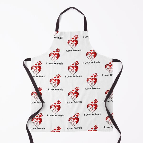 Item preview, I Love Animals Heart Paw Print Pet Lover Rescue Supporter Design designed and sold by anandsiva2703.