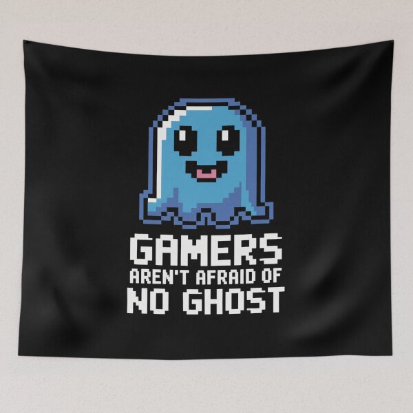 Item preview, 8 bit Retro Kids - Gamers Halloween Ghost - Pixel art  designed and sold by milanforbes.