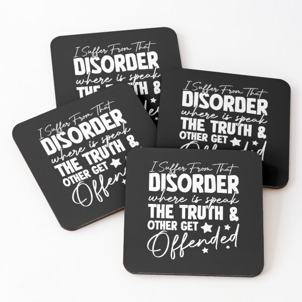 Item preview, Suffer From Disorder Speak The Truth And Other Get Offended designed and sold by ChantelNicole.
