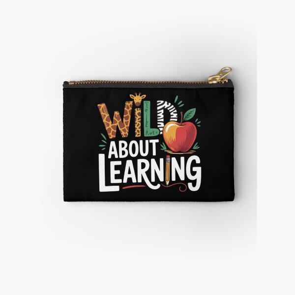 Item preview, Wild About Learning Back To School Leopard Teacher Student  designed and sold by KonstanKoraner.