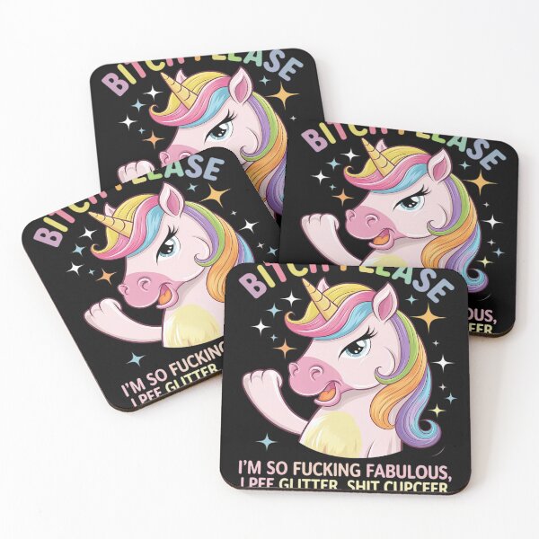 Item preview, Bith Please Im So Fuking Fabulous I Pee Glitter Fun Unicorn designed and sold by MyzoToyota.