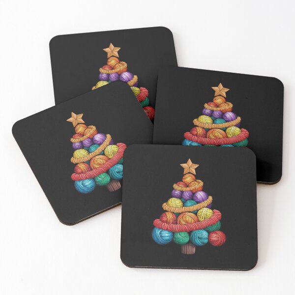Item preview, Crochet Knitting Quilter Sewing Balls Yarn Christmas Tree designed and sold by ChantelNicole.