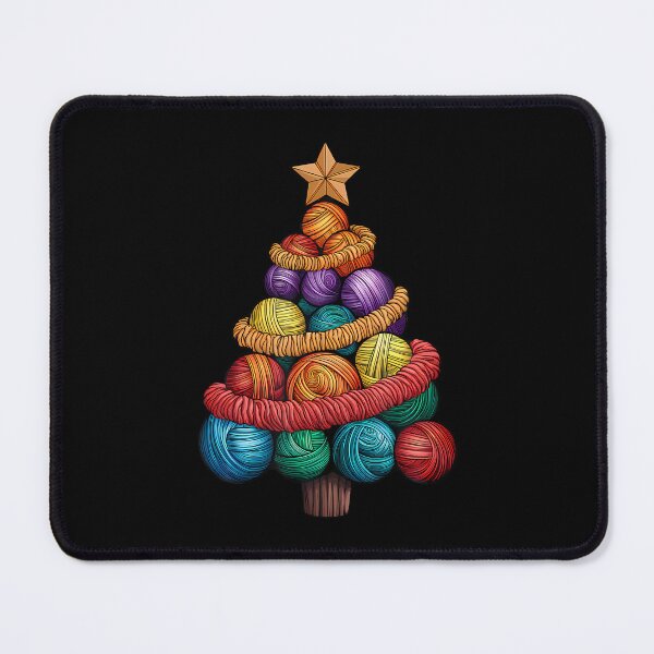 Item preview, Crochet Knitting Quilter Sewing Balls Yarn Christmas Tree designed and sold by ChantelNicole.