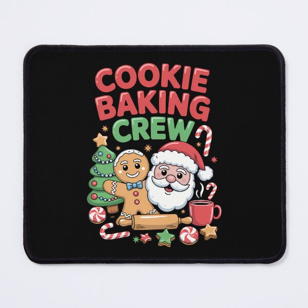 Item preview, Cute Cookie Baking Crew Santa Gingerbread designed and sold by AmericaKub.