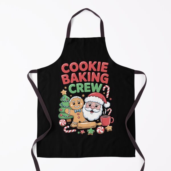 Item preview, Cute Cookie Baking Crew Santa Gingerbread designed and sold by AmericaKub.