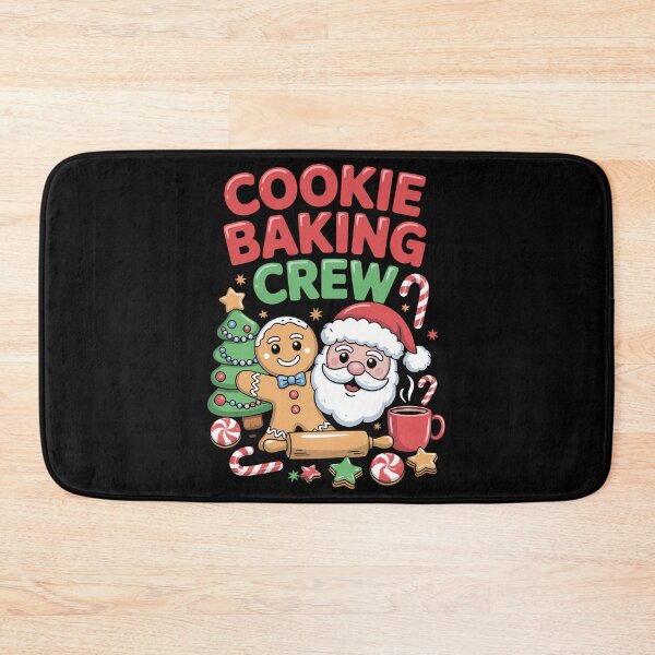 Item preview, Cute Cookie Baking Crew Santa Gingerbread designed and sold by AmericaKub.