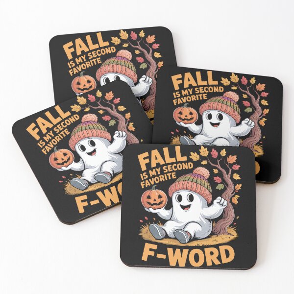 Item preview, Fall is my second favorite F word cute ghost football Autumn designed and sold by milanforbes.
