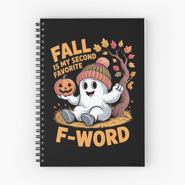 Item preview, Fall is my second favorite F word cute ghost football Autumn designed and sold by milanforbes.