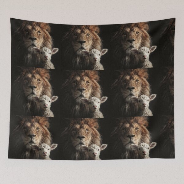 Item preview, Lion and Lamb designed and sold by Savannah Gibbs.