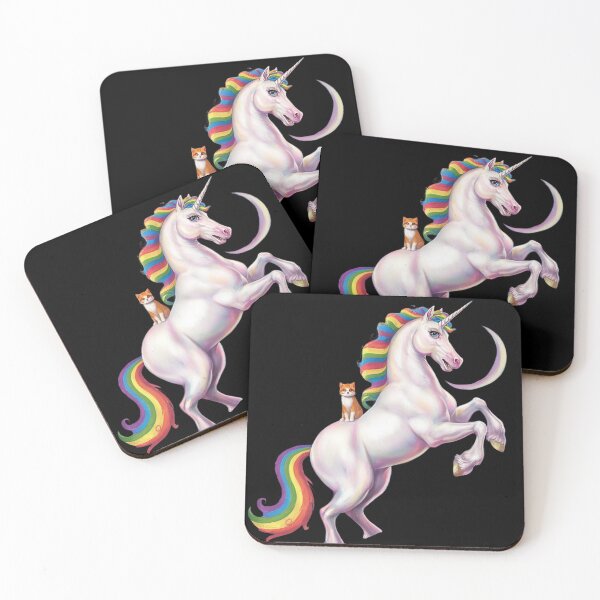 Item preview, Cat Riding Unicorn Galaxy Rainbow Kitten Lover Girl Women designed and sold by MyzoToyota.