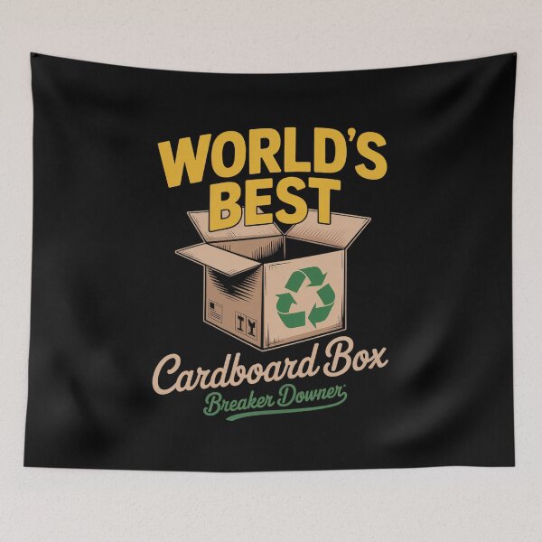 Item preview, Funny World Best Cardboard Box Breaker Downer designed and sold by khorbiasieno.