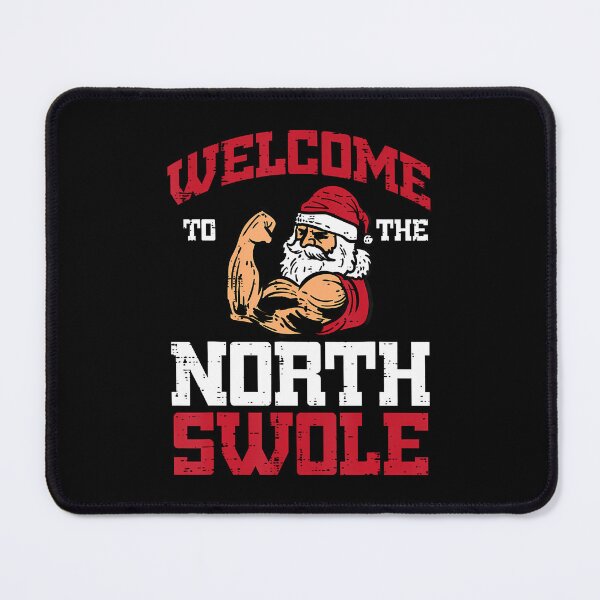 Item preview, Christmas Welcome North Swole Xmas Muscle Gym Men Women Kids designed and sold by JanisPenelope.