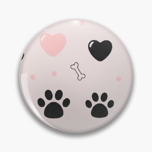 Item preview, Paw Print Hearts Dog Lover Seamless Pattern Cute Pink Pet Design designed and sold by anandsiva2703.