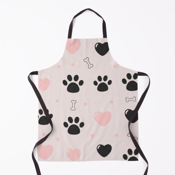 Item preview, Paw Print Hearts Dog Lover Seamless Pattern Cute Pink Pet Design designed and sold by anandsiva2703.