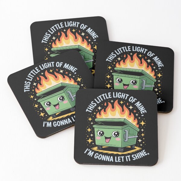 Item preview, Funny This Little Light-of Mine Dumpster Fire 2025 Trash designed and sold by milanforbes.