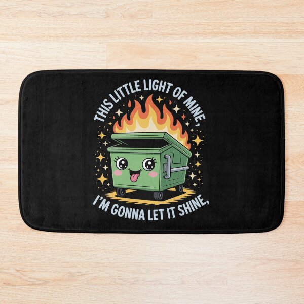 Item preview, Funny This Little Light-of Mine Dumpster Fire 2025 Trash designed and sold by milanforbes.
