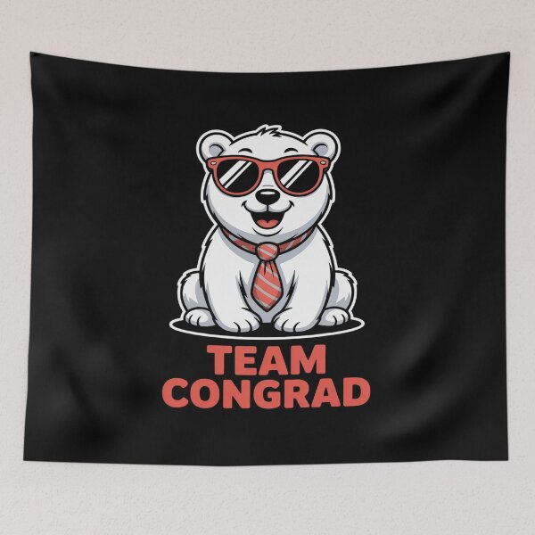 Item preview, Funny Team Conrad Junior Mint Bear designed and sold by estellaken.