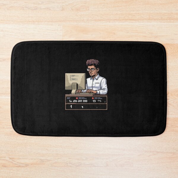 Item preview, Funny Retro Pixel Art Emergency Number designed and sold by khorbiasieno.