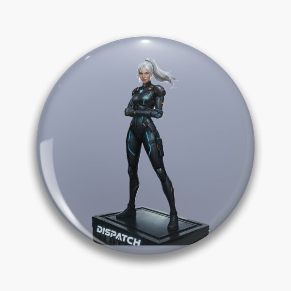 Item preview, Dispatch – Futuristic Female Warrior in Advanced Combat Suit designed and sold by DroolWorthyUS.