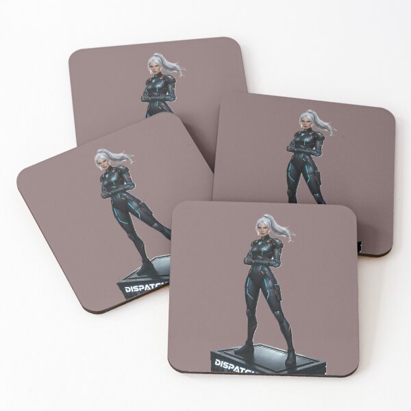Item preview, Dispatch – Futuristic Female Warrior in Advanced Combat Suit designed and sold by DroolWorthyUS.