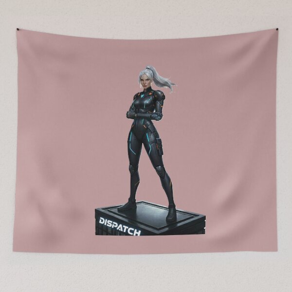 Item preview, Dispatch – Futuristic Female Warrior in Advanced Combat Suit designed and sold by DroolWorthyUS.
