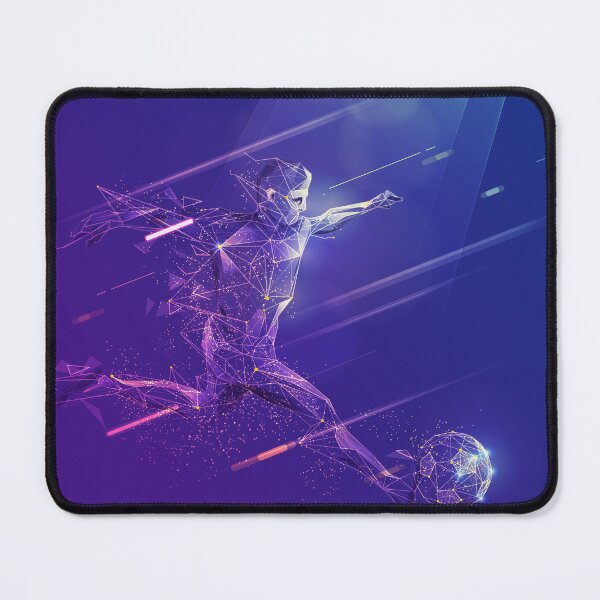 Item preview, world cup 2026 sport science technology, polygonal football player with futuristic element designed and sold by NiamLab.