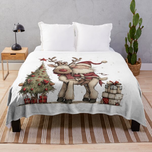 Item preview, Santa with Rudolph designed and sold by Jenn Graham.