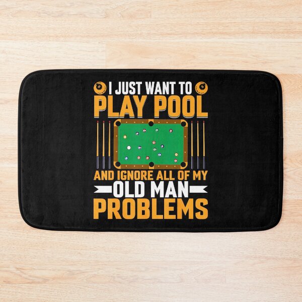 Artikelvorschau, Ich will einfach nur Billard spielen – Problem für alte Männer – Billardspieler entworfen und verkauft von JanisPenelope.