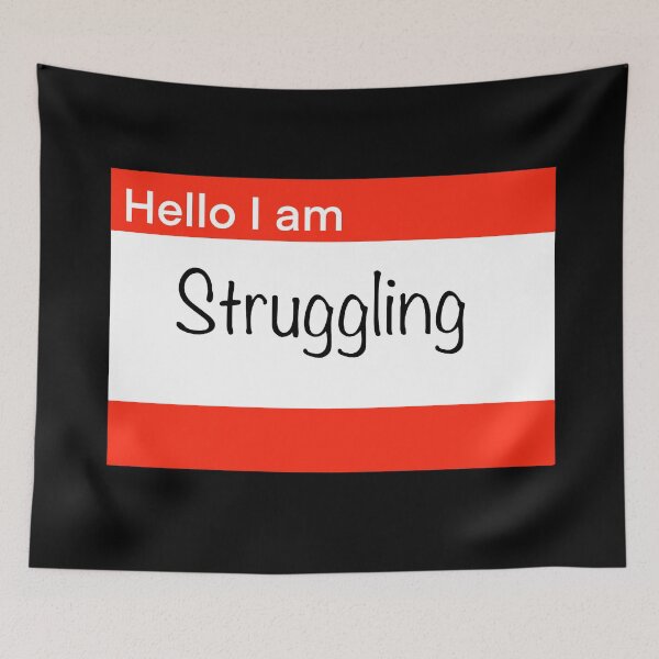 Item preview, Hello i am struggling  designed and sold by WrensDgtDesigns.