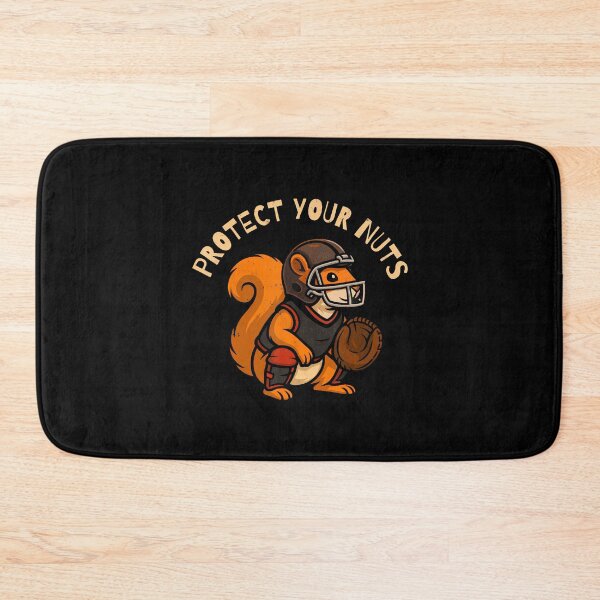 Item preview, Squirell Baseball Catcher Player Joke Tee Protect Your Nuts designed and sold by DesireeAngela1.