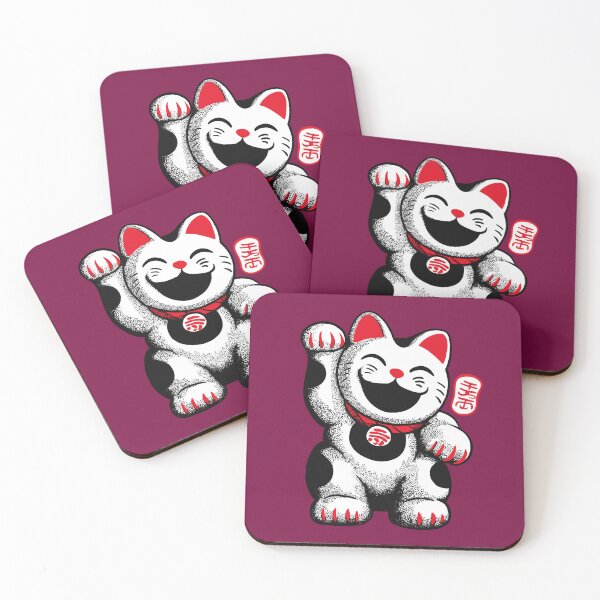 Item preview, Happy Lucky Cat Vibes designed and sold by wahyuart21.