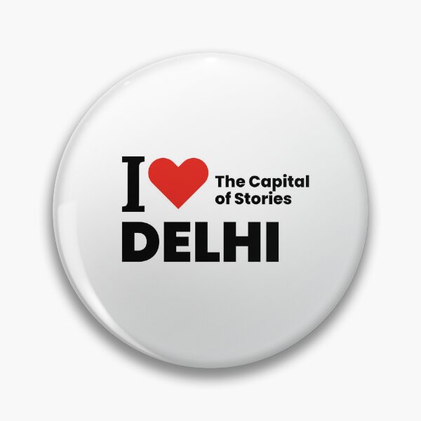 Artikelvorschau, Ich ❤️ Delhi – Die Hauptstadt der Geschichten | Reiseaufkleber & Geschenk für Delhi-Liebhaber entworfen und verkauft von saan-creatives.