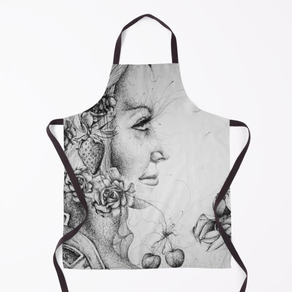 Item preview, Floral Reverie – Surreal Botanical Woman in Ink designed and sold by Flower Magic .