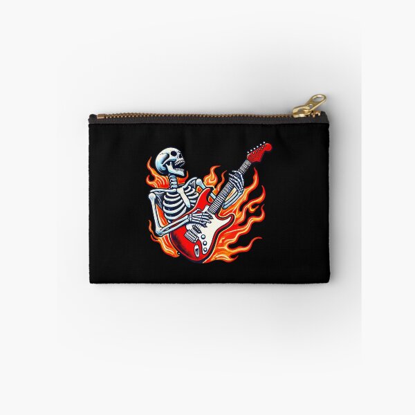 Item preview, Skeleton Electric Guitar Guy Rock  Roll Band Rock On Skull designed and sold by AlyceLynne.