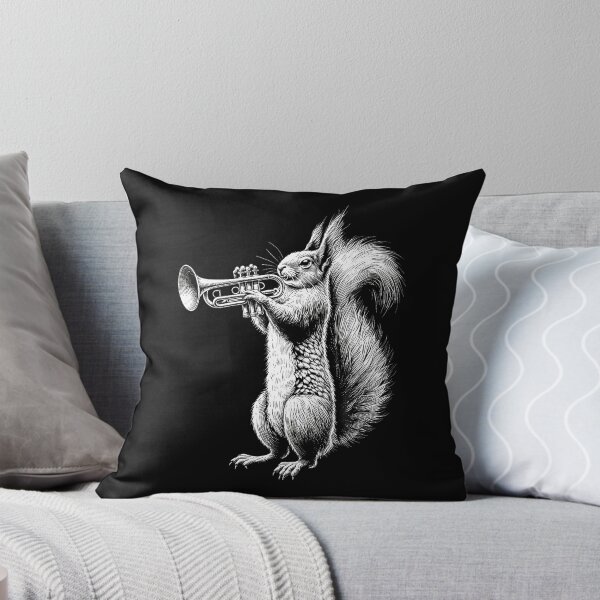 Item preview, Squirrel Playing Trumpet Trumpeter Instrument Musician designed and sold by JosephineEdith1.
