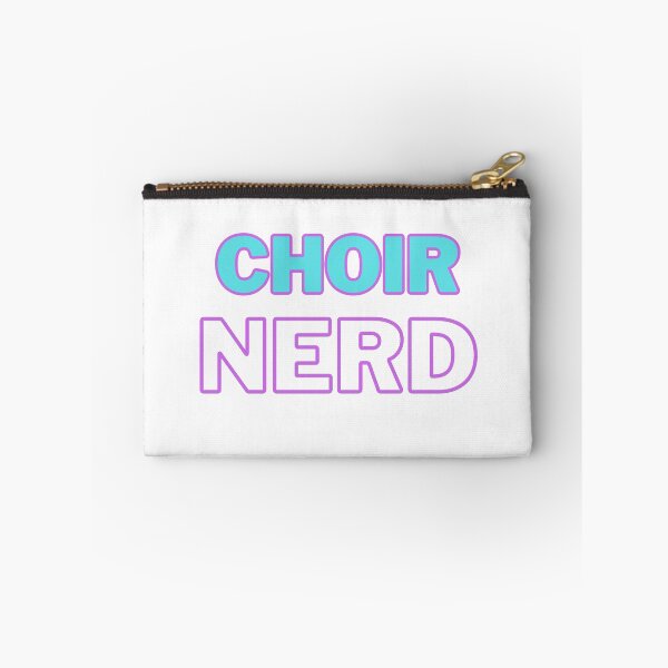 Item preview, Choir Nerd (LIGHT BLUE & PURPLE TEXT) designed and sold by EmmaDeanMusic.