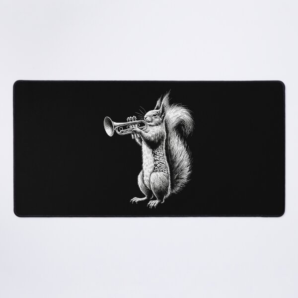 Item preview, Squirrel Playing Trumpet Trumpeter Instrument Musician designed and sold by JosephineEdith1.