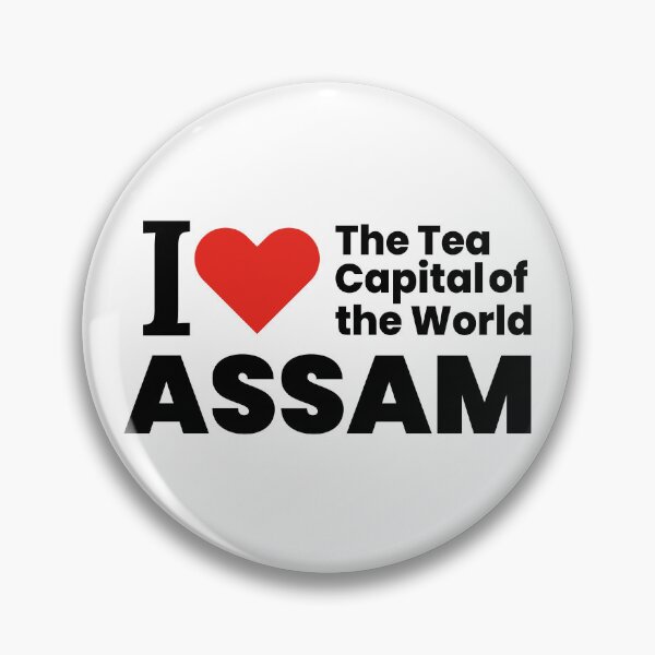 Artikelvorschau, Ich ❤️ Assam – Die Teehauptstadt der Welt | Aufkleber für Teeliebhaber und Reisende entworfen und verkauft von saan-creatives.