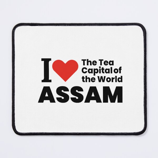 Item preview, I ❤️ Assam – The Tea Capital of the World | Sticker for Tea Lovers & Travelers designed and sold by saan-creatives.