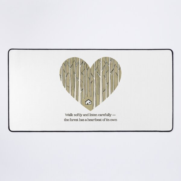 Item preview, Forest Heartbeat Minimalist Nature Illustration designed and sold by Anastasiia Yurevych.